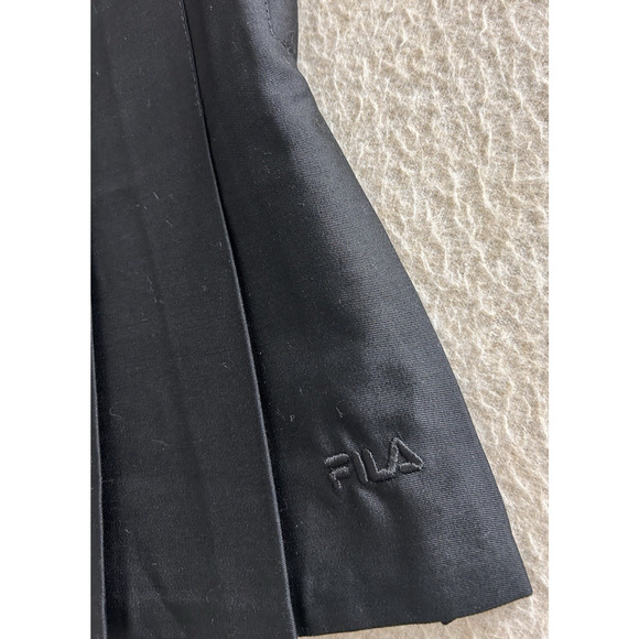 Fila Black Pleated Skirt Sz 8 Tennis Pickle Ball Athletic 14" Length New - Picture 4 of 5